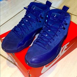 deep royal blue 12s outfit